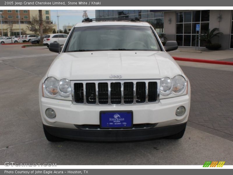 Stone White / Khaki 2005 Jeep Grand Cherokee Limited
