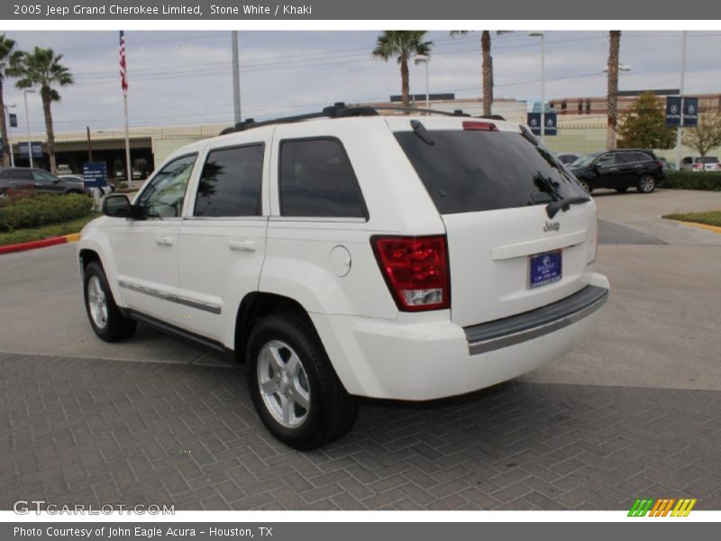 Stone White / Khaki 2005 Jeep Grand Cherokee Limited