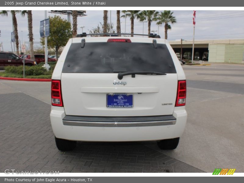 Stone White / Khaki 2005 Jeep Grand Cherokee Limited