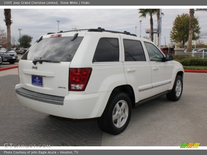 Stone White / Khaki 2005 Jeep Grand Cherokee Limited