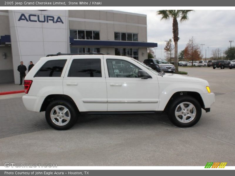 Stone White / Khaki 2005 Jeep Grand Cherokee Limited