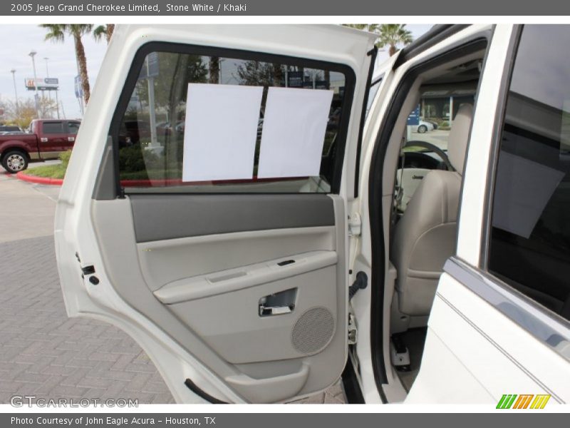 Stone White / Khaki 2005 Jeep Grand Cherokee Limited