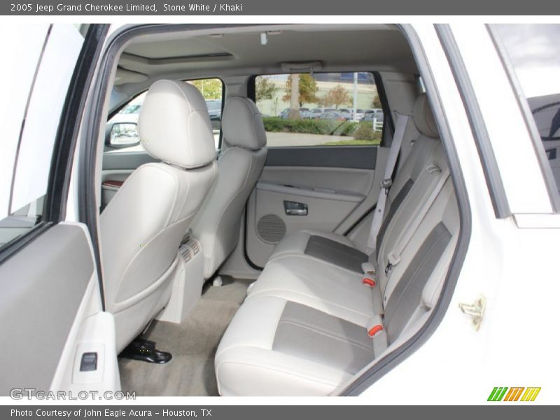 Stone White / Khaki 2005 Jeep Grand Cherokee Limited