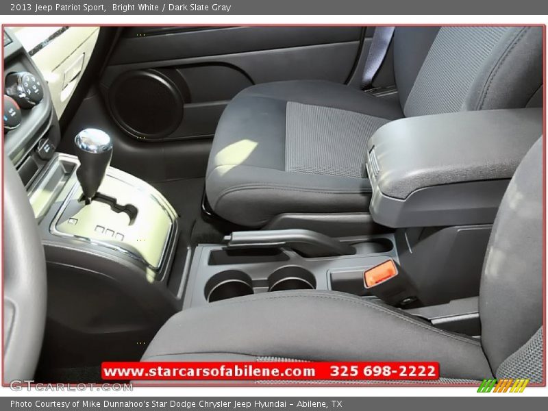 Bright White / Dark Slate Gray 2013 Jeep Patriot Sport