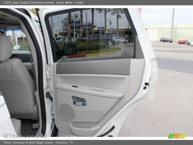 Stone White / Khaki 2005 Jeep Grand Cherokee Limited
