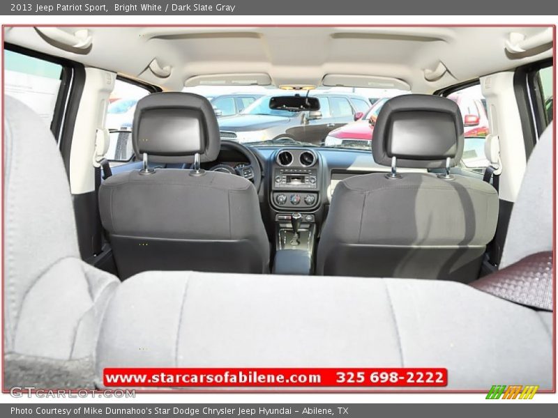 Bright White / Dark Slate Gray 2013 Jeep Patriot Sport
