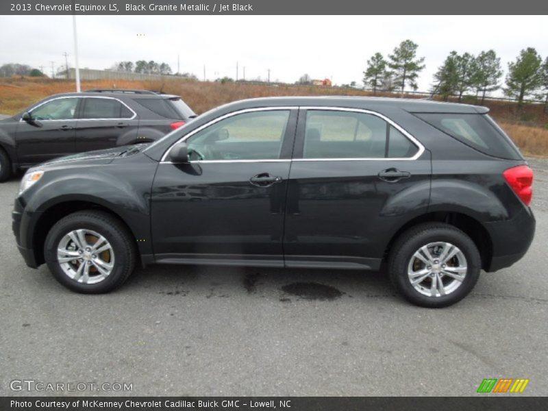 Black Granite Metallic / Jet Black 2013 Chevrolet Equinox LS