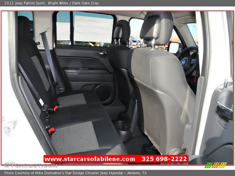 Bright White / Dark Slate Gray 2013 Jeep Patriot Sport
