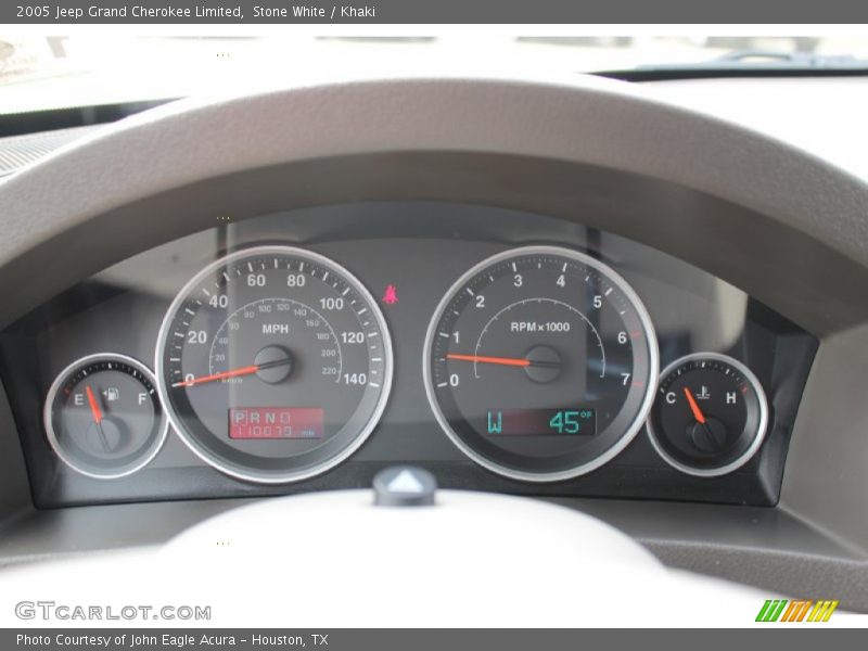 Stone White / Khaki 2005 Jeep Grand Cherokee Limited