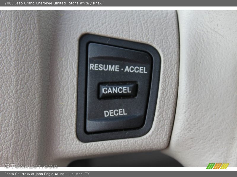 Stone White / Khaki 2005 Jeep Grand Cherokee Limited