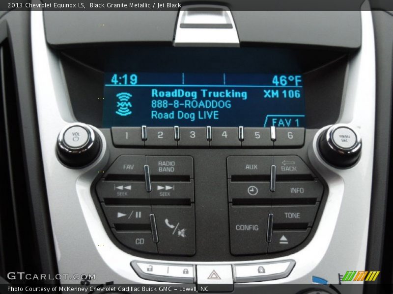 Black Granite Metallic / Jet Black 2013 Chevrolet Equinox LS
