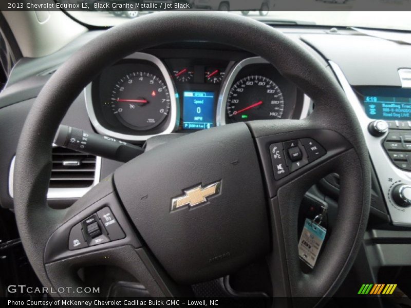Black Granite Metallic / Jet Black 2013 Chevrolet Equinox LS