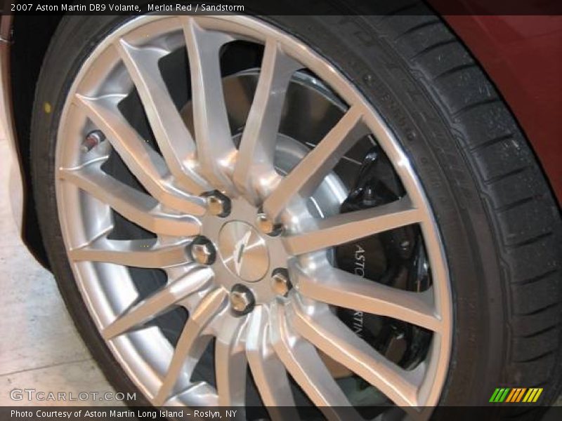 Merlot Red / Sandstorm 2007 Aston Martin DB9 Volante