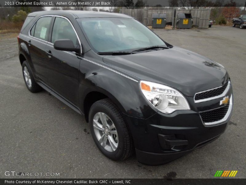 Ashen Gray Metallic / Jet Black 2013 Chevrolet Equinox LS