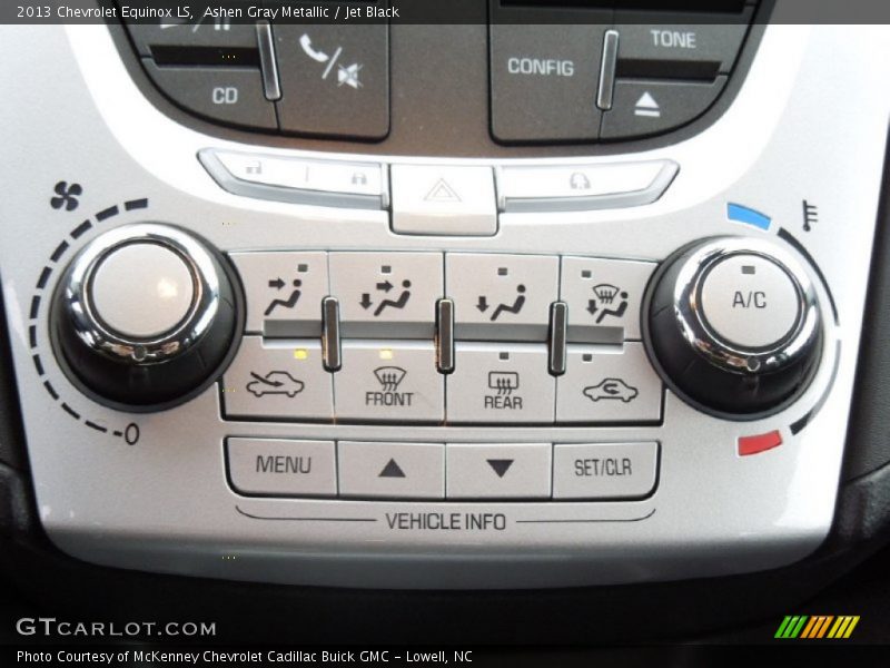 Ashen Gray Metallic / Jet Black 2013 Chevrolet Equinox LS