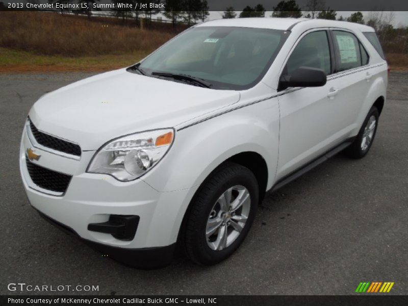 Summit White / Jet Black 2013 Chevrolet Equinox LS