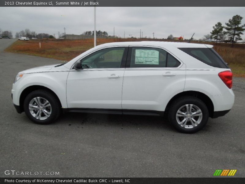 Summit White / Jet Black 2013 Chevrolet Equinox LS