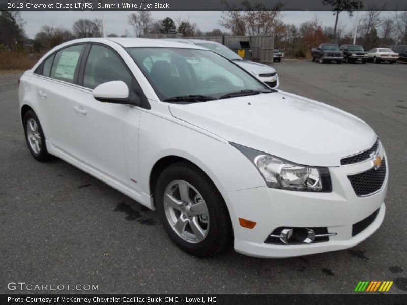 Summit White / Jet Black 2013 Chevrolet Cruze LT/RS