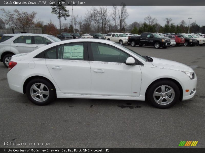 Summit White / Jet Black 2013 Chevrolet Cruze LT/RS