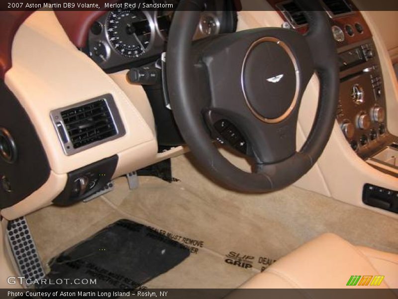 Merlot Red / Sandstorm 2007 Aston Martin DB9 Volante