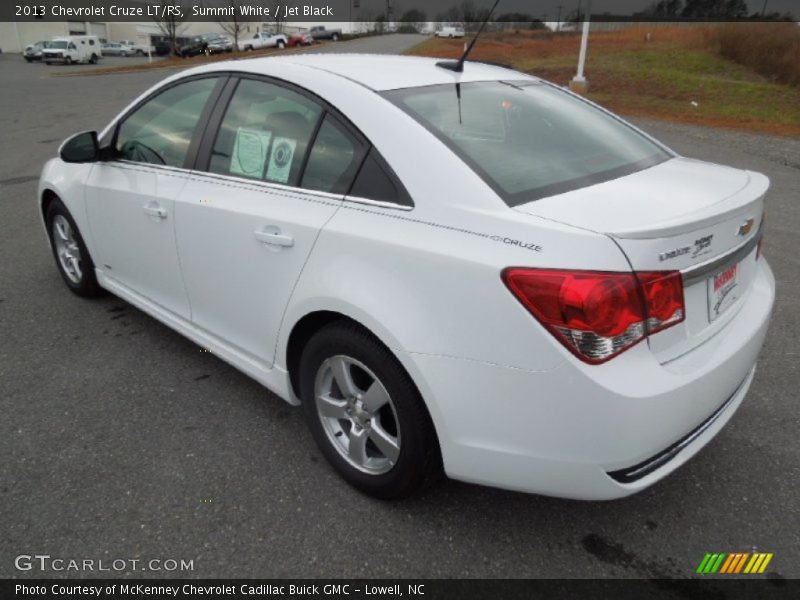 Summit White / Jet Black 2013 Chevrolet Cruze LT/RS
