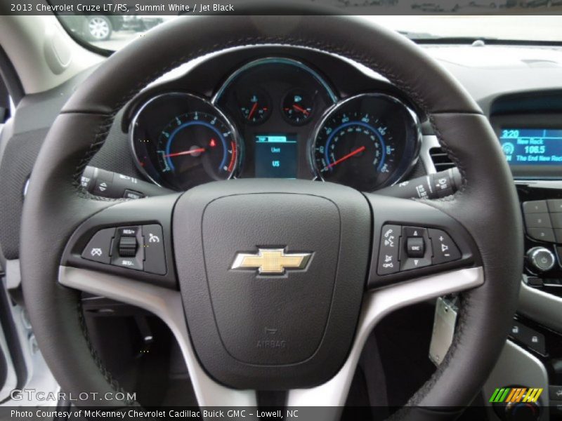 Summit White / Jet Black 2013 Chevrolet Cruze LT/RS