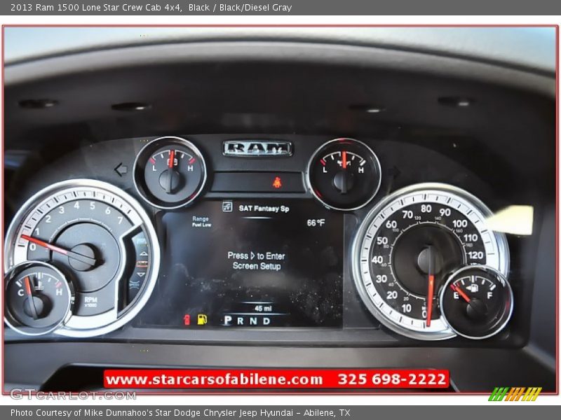Black / Black/Diesel Gray 2013 Ram 1500 Lone Star Crew Cab 4x4