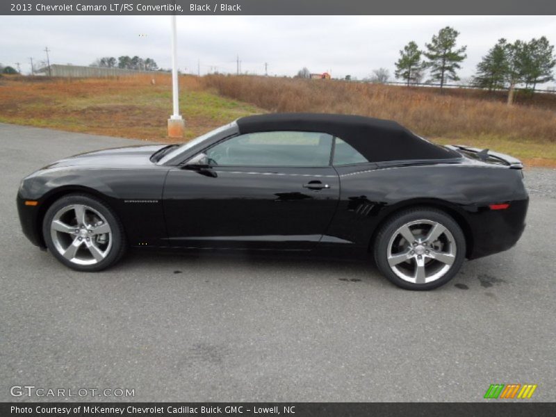 Black / Black 2013 Chevrolet Camaro LT/RS Convertible
