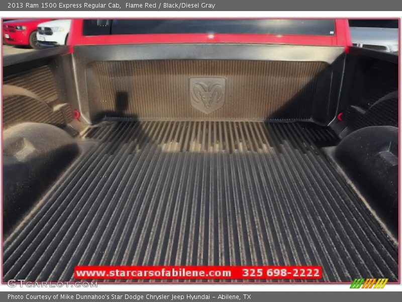 Flame Red / Black/Diesel Gray 2013 Ram 1500 Express Regular Cab