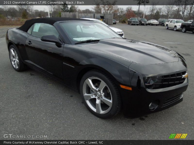 Black / Black 2013 Chevrolet Camaro LT/RS Convertible
