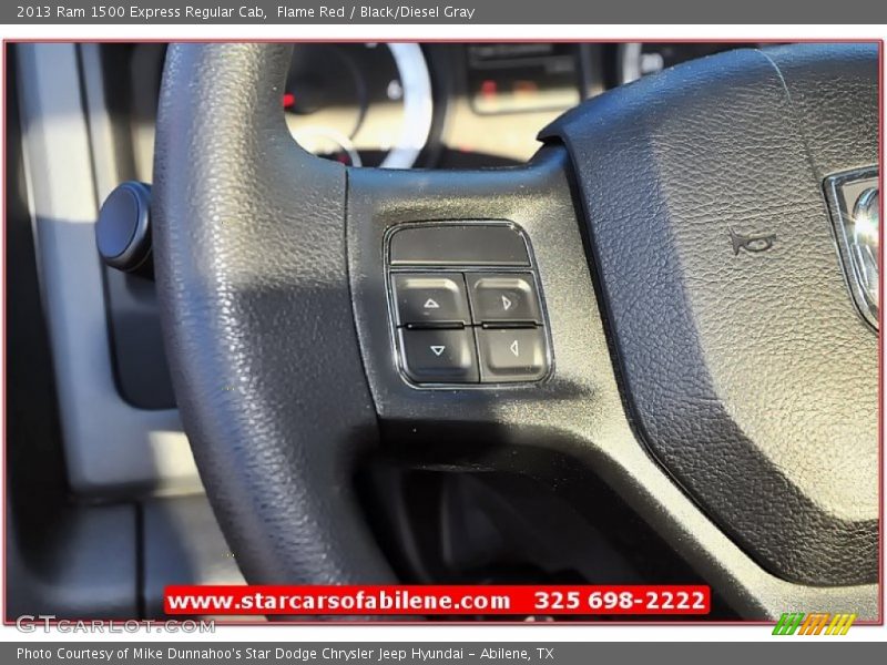 Flame Red / Black/Diesel Gray 2013 Ram 1500 Express Regular Cab