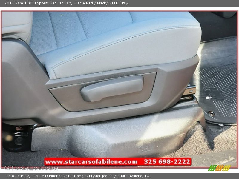 Flame Red / Black/Diesel Gray 2013 Ram 1500 Express Regular Cab