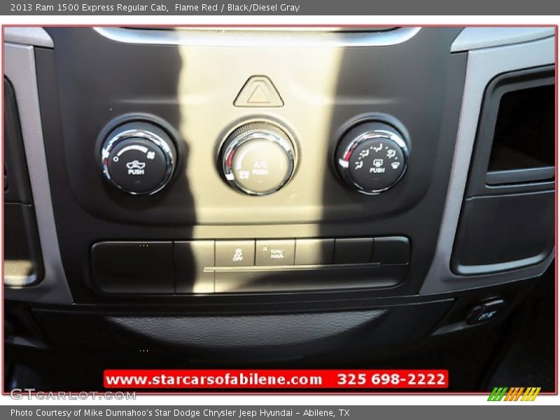 Flame Red / Black/Diesel Gray 2013 Ram 1500 Express Regular Cab