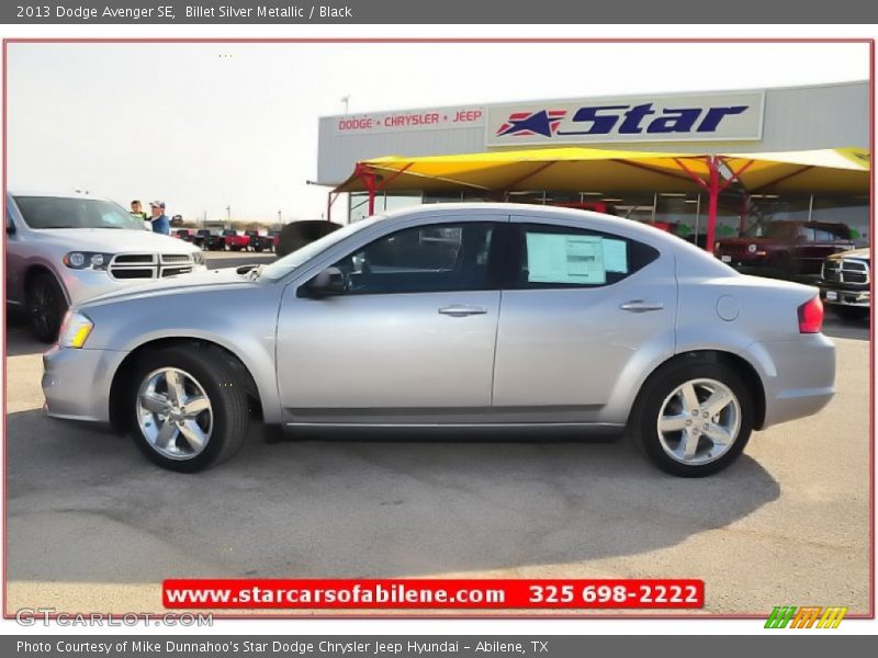 Billet Silver Metallic / Black 2013 Dodge Avenger SE