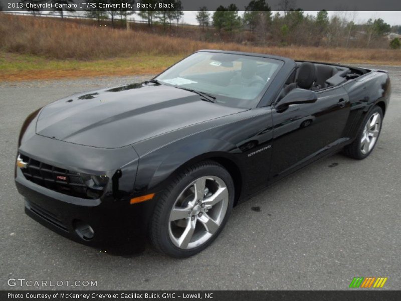 Black / Black 2013 Chevrolet Camaro LT/RS Convertible