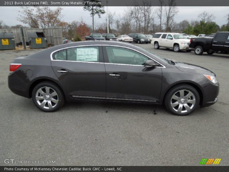 Storm Gray Metallic / Titanium 2013 Buick LaCrosse FWD