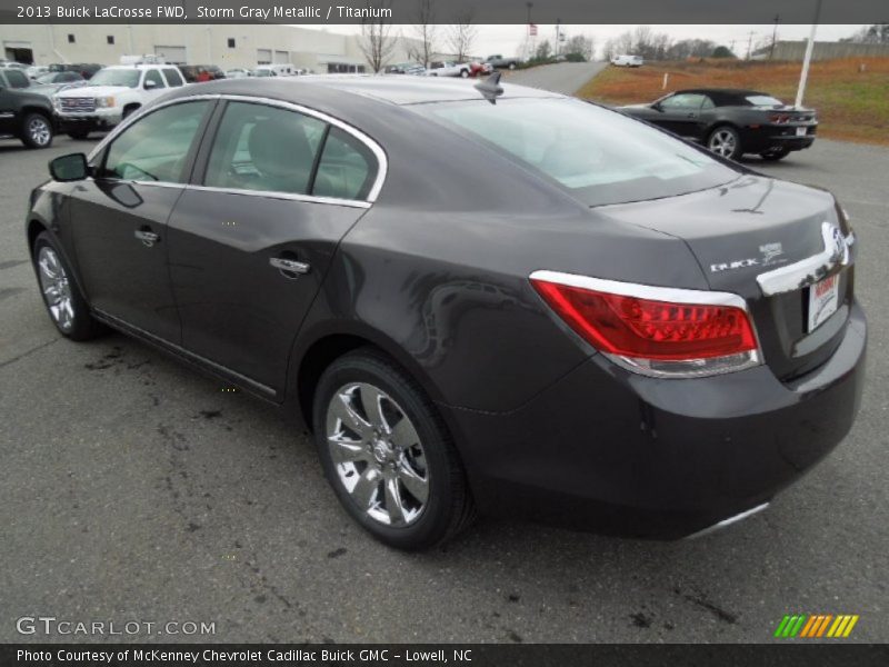 Storm Gray Metallic / Titanium 2013 Buick LaCrosse FWD