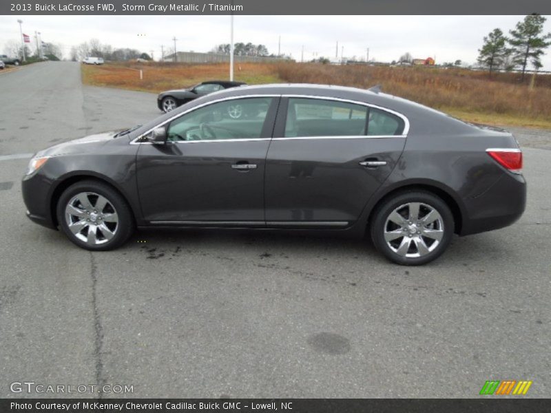 Storm Gray Metallic / Titanium 2013 Buick LaCrosse FWD
