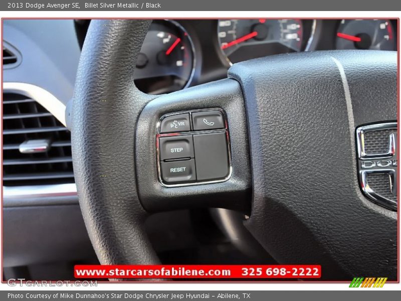 Billet Silver Metallic / Black 2013 Dodge Avenger SE
