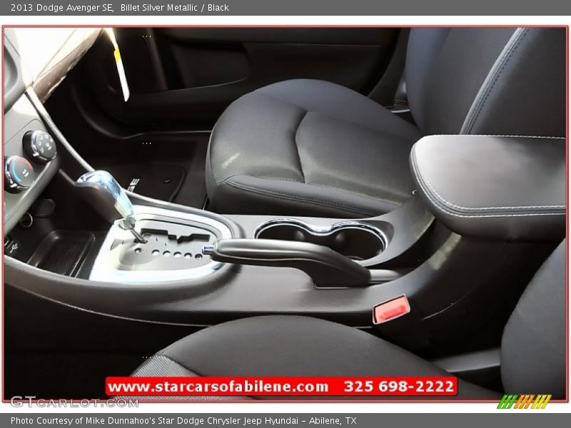 Billet Silver Metallic / Black 2013 Dodge Avenger SE
