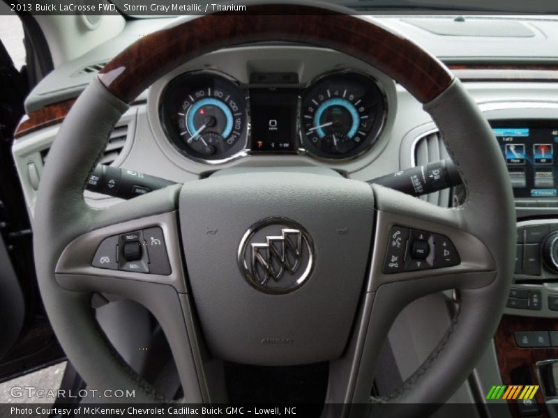 Storm Gray Metallic / Titanium 2013 Buick LaCrosse FWD