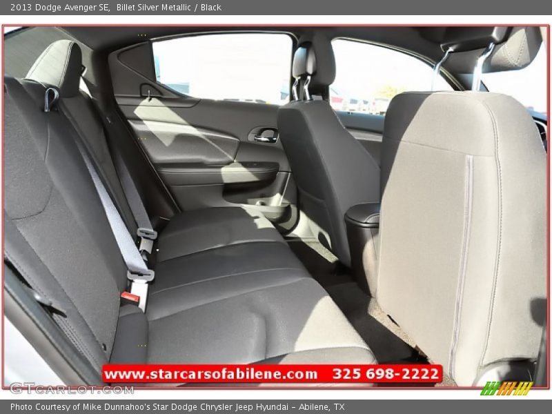 Billet Silver Metallic / Black 2013 Dodge Avenger SE