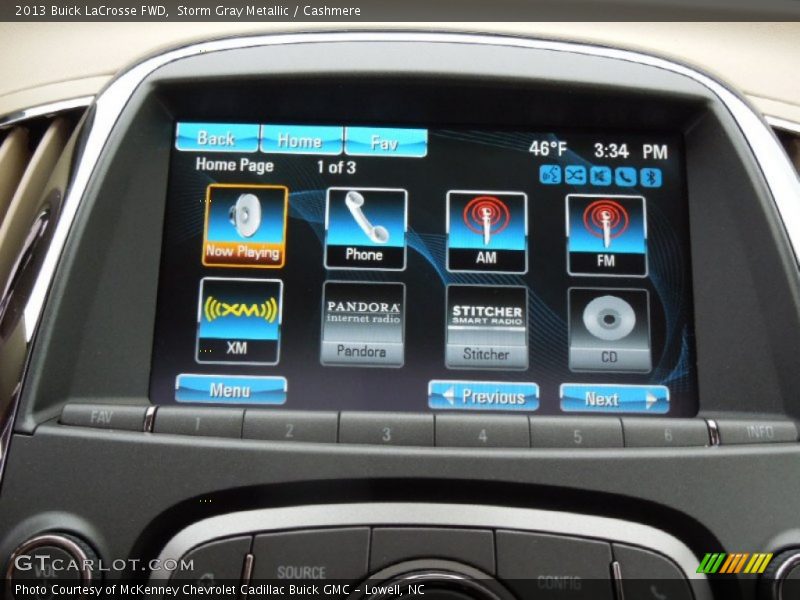 Storm Gray Metallic / Cashmere 2013 Buick LaCrosse FWD