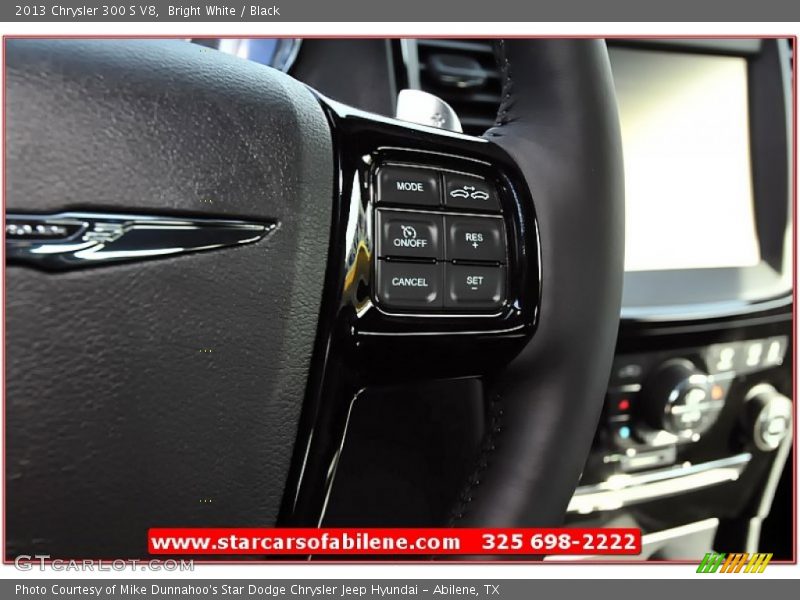 Bright White / Black 2013 Chrysler 300 S V8