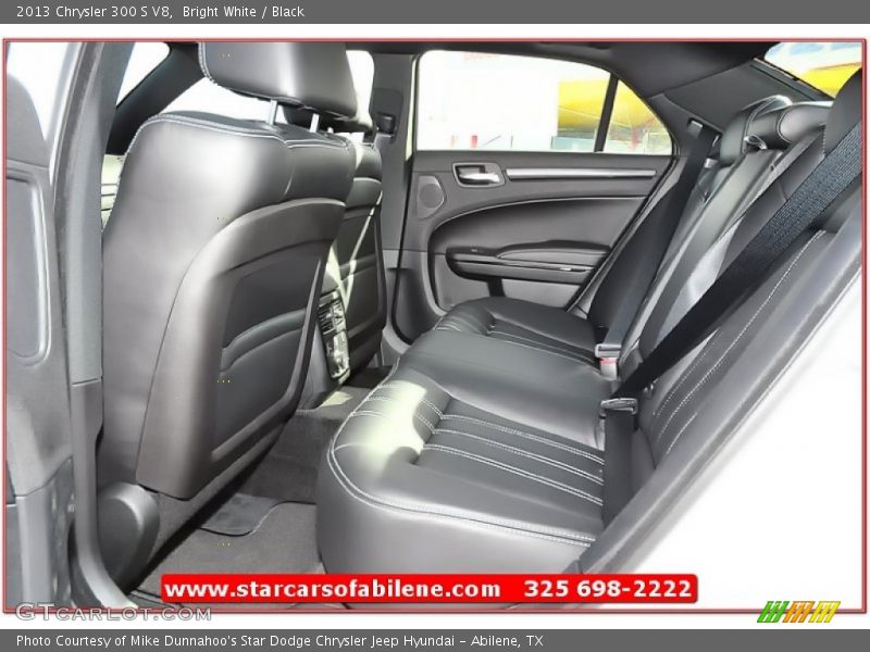 Bright White / Black 2013 Chrysler 300 S V8