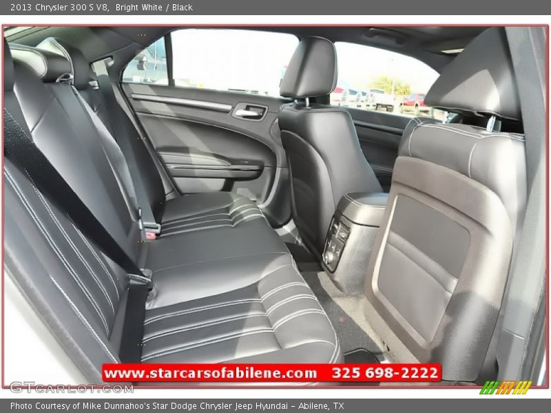 Bright White / Black 2013 Chrysler 300 S V8