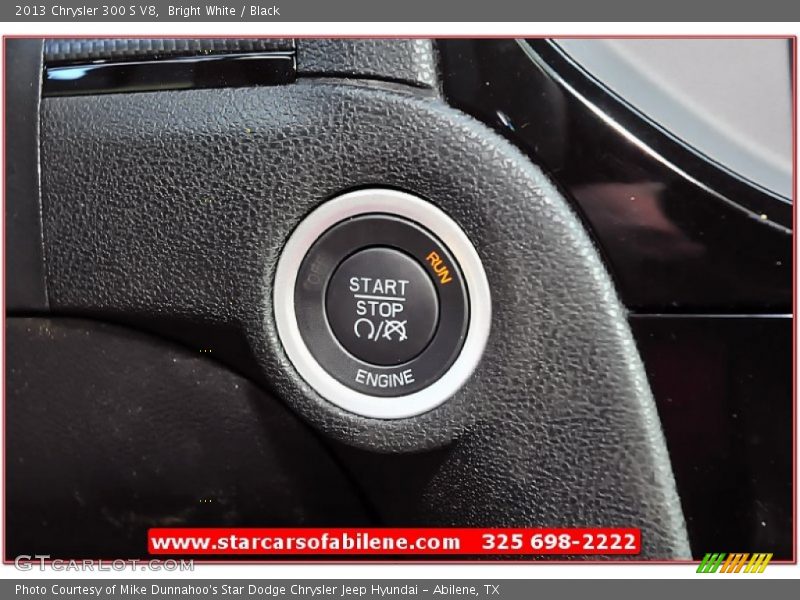 Bright White / Black 2013 Chrysler 300 S V8