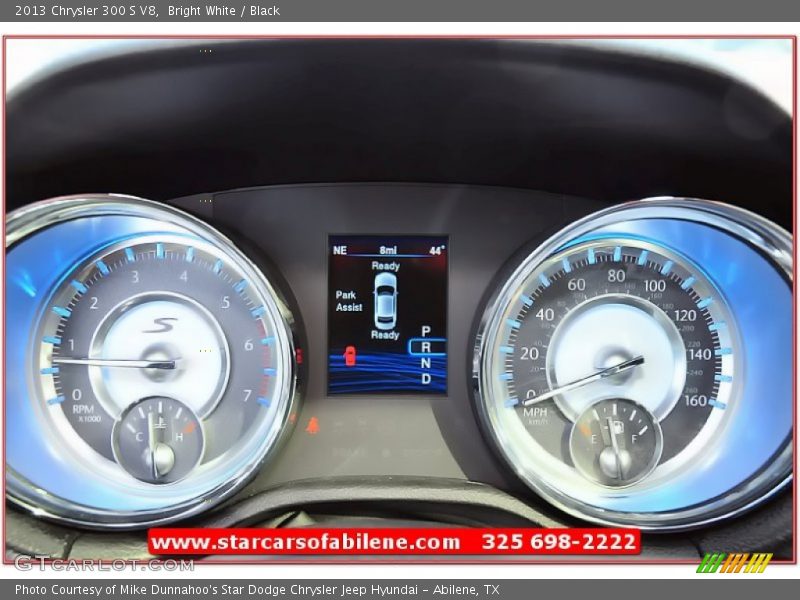 Bright White / Black 2013 Chrysler 300 S V8