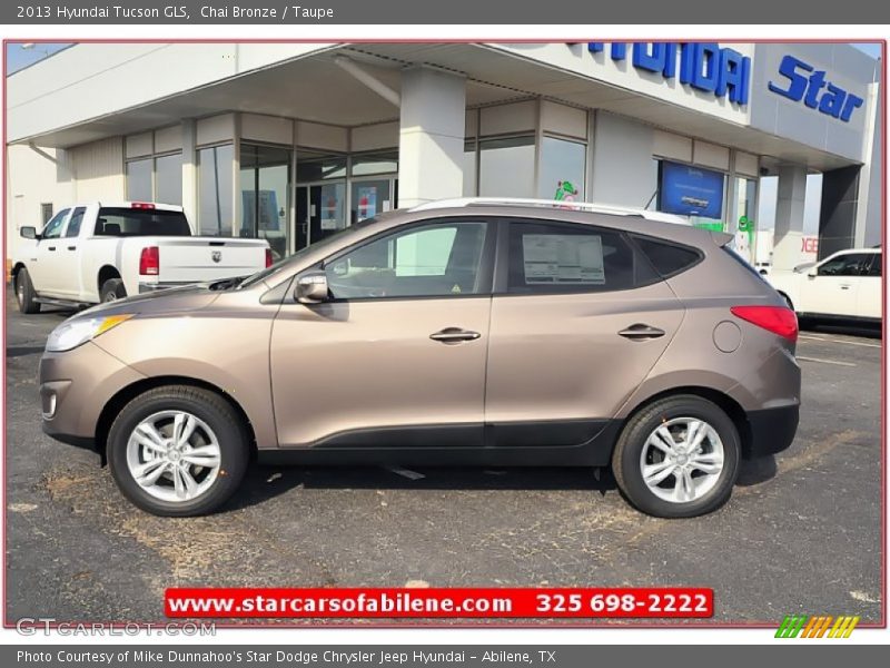 Chai Bronze / Taupe 2013 Hyundai Tucson GLS
