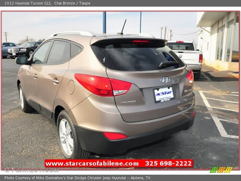 Chai Bronze / Taupe 2013 Hyundai Tucson GLS